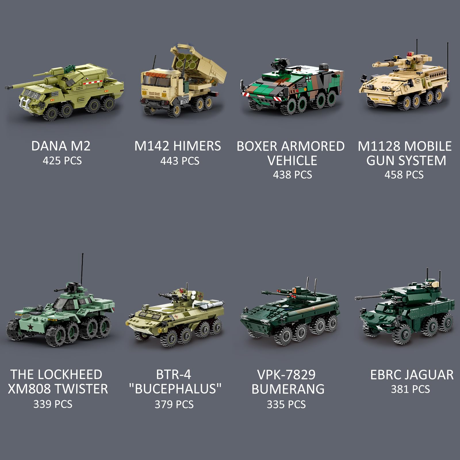 Amazon.com: MEIEST Military Vehicle Building Blocks Sets,Armored